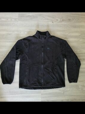 Helly Hansen Black Zip-Front Performance Fleece Jacket